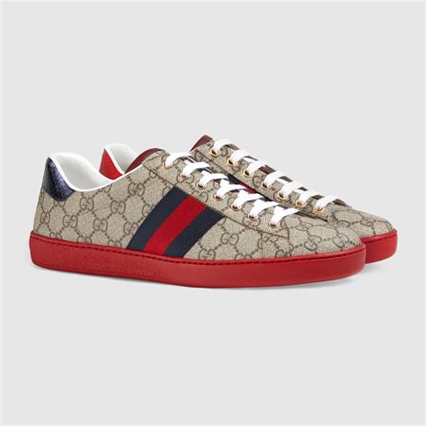 gucci sneakers men gg|Gucci gg low top sneakers.